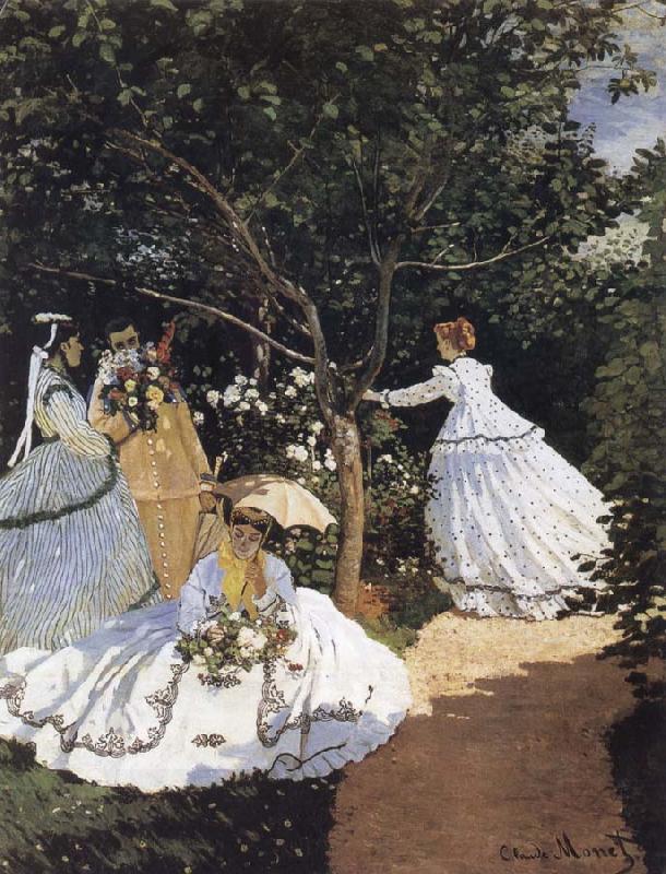Claude Monet Women in the Garden China oil painting art